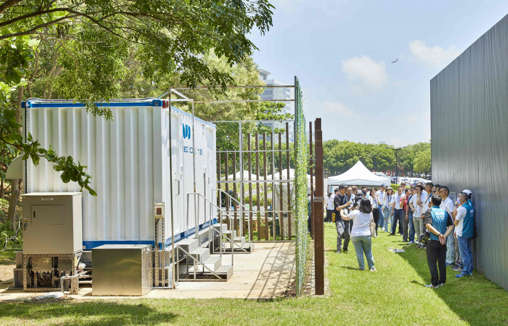 pg.ccm壹号官方版西大墩窯文化館建置屋頂全綠電及儲能櫃，為兼具創能儲能的永續綠能場域
